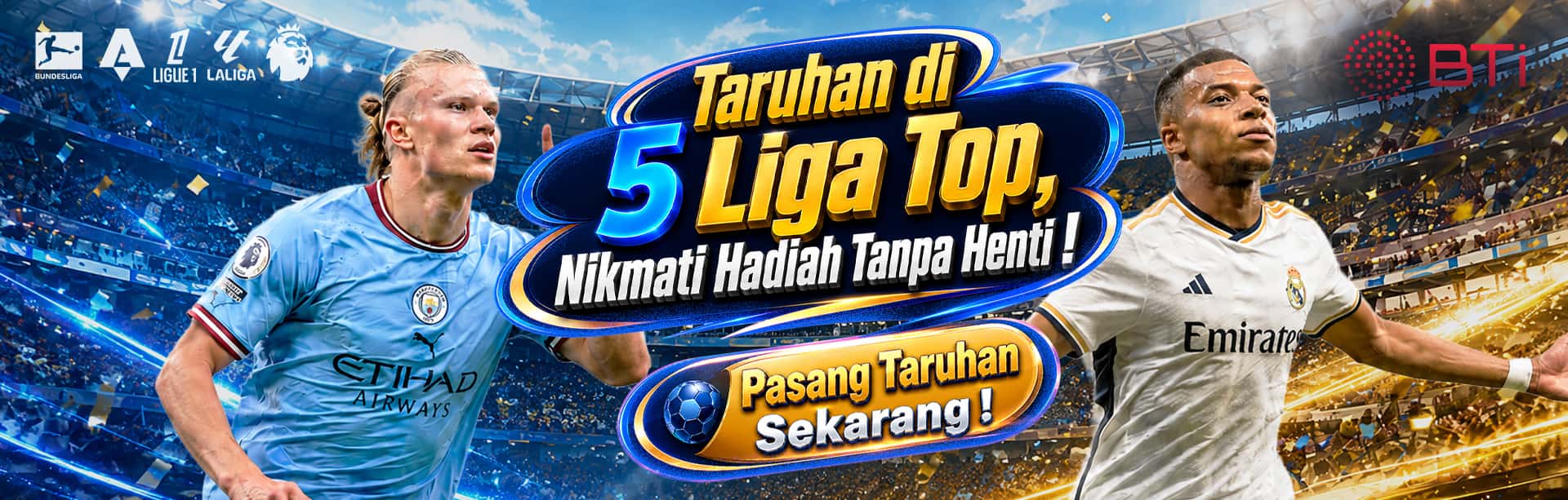 Taruhan di 5 Liga Top