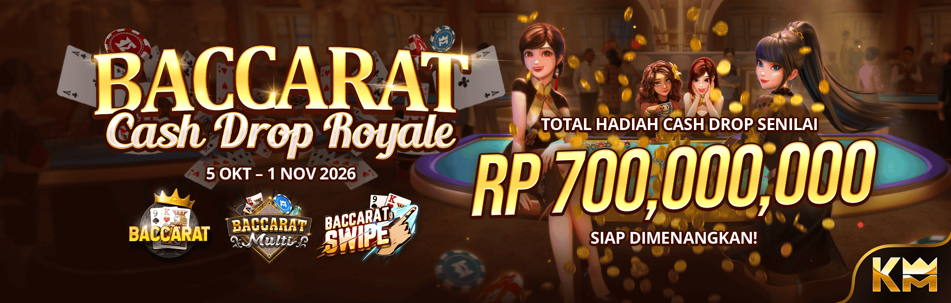 Baccarat Cash Drop Royale