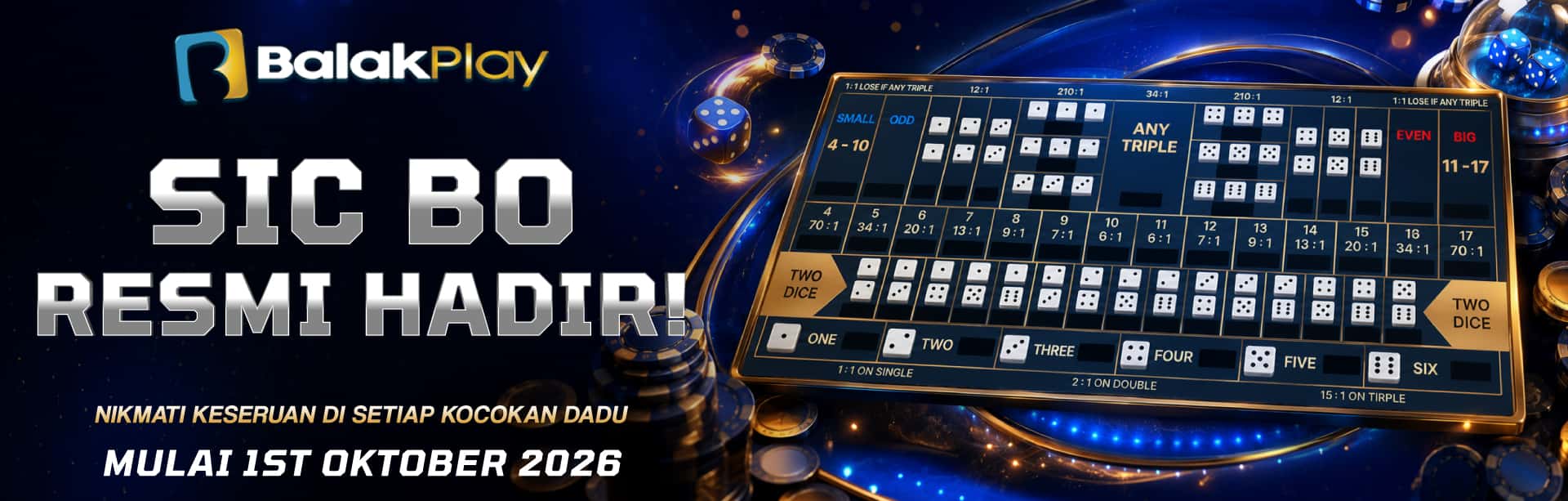 Sic Bo Resmi Hadir