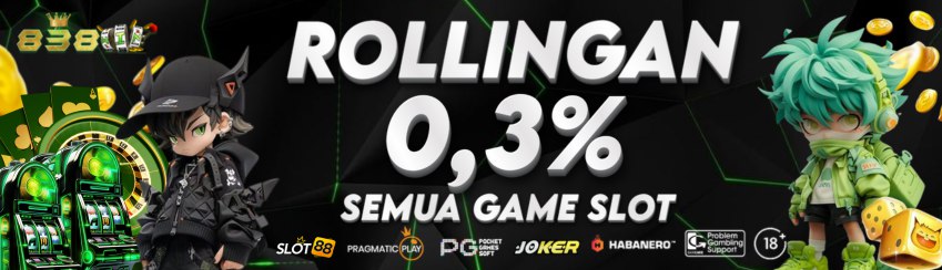 Bonus Mingguan Rollingan Slot 0,3%